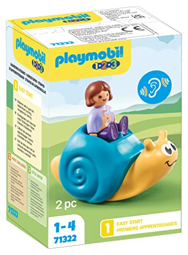 Playmobil 1.2.3 71322 Children with escargot à bascule 1.2.3 on sale