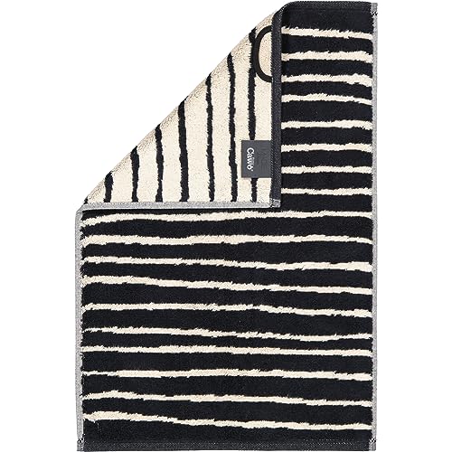 Cawö Home Towels Loft Lines 6225 black - 39 guest towels 30x50 cm on sale