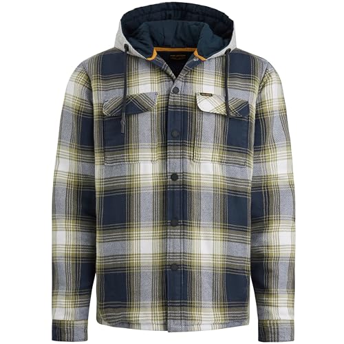 PME Legend Long Sleeve Shirt Ctn Flanel Check Salute - im Sale