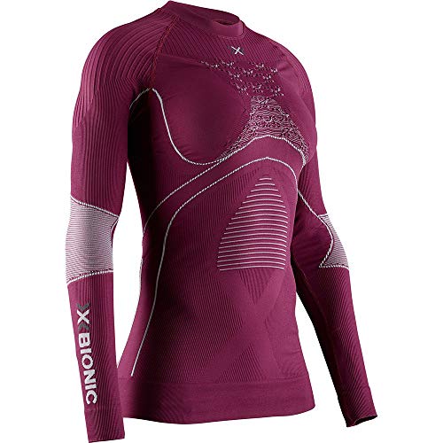 X-BIONIC Energy Accumulator T-Shirt V005 Plum/Pearl Grey im Sale
