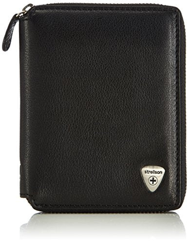 Strellson Harrison BillFold Z6 4010001475 Herren Geldbörsen 13x10x1 cm (B x H x T), Schwarz (black 900) im Sale