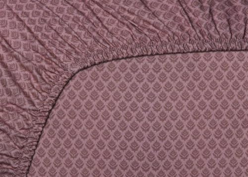Pip Studio Spannbettlaken Thousand Leaves Mauve 90x200 im Sale