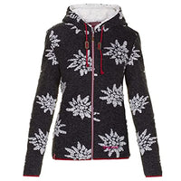 Thumbnail for Almgwand W Wildalpe Braun - Weiche trendige Damen Strickfleece-Jacke, im Sale