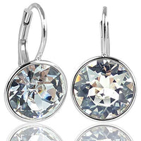 Thumbnail for NOBEL SCHMUCK Ohrringe mit hochwertigen Marken Kristallen 925 Sterling Silber - schlicht modern