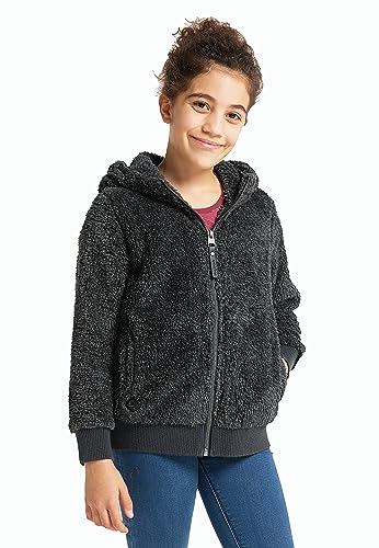Ragwear Valentyna girls' sweat jacket sweatshirt with hood plush teddy fur jacket cardigan cuddly soft on sale