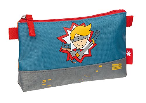 sigikid, Jungen, Kulturtasche - Schlampermäppchen – Stiftetasche, Pille Power, Blau, 25002, 20 cm im Sale