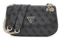 Thumbnail for GUESS Eco Erica Convertible Xbody Flap Bag Coal Logo im Sale