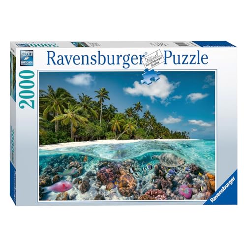 Ravensburger Puzzle 17441 Ein Tauchgang auf den Malediven - 2000 Teile Puzzle für Erwachsene und Kinder ab 14 Jahren im Sale