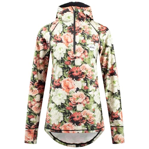 Eivy Damen Icecold Zip Hood Top Yoga Shirt, Autumn Bloom, EU im Sale