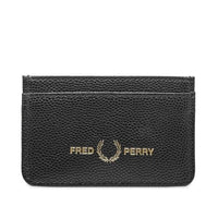 Thumbnail for Fred Perry L4309 Geldbörse für Herren und Damen, strukturiert, Schwarz, Schwarz , Einheitsgröße, Dreifach gefaltete Brieftasche im Sale