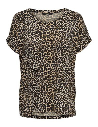 ONLY Damen ONLMOSTER AOP S/S TOP NOOS JRS T-Shirt, Schwarz, im Sale