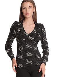 Thumbnail for Vive Maria Reverie Damen Langarmshirt schwarz Allover, im Sale