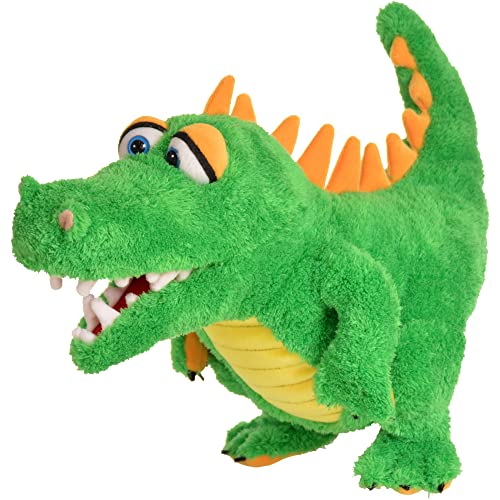 Living Puppets Handspieltier Krokodil Travis aus Stoff mit Einer im Sale