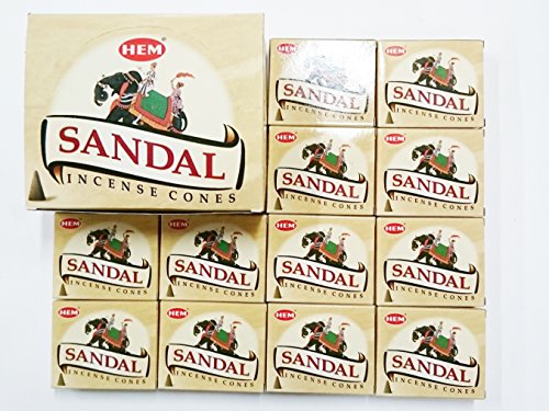 Saum Sandale Räucherkegel 10 Kegel multi