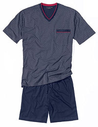 Thumbnail for Götzburg Men's 451456-4008 Two-Piece Pyjama Set, Blue (Navy 7013), X-Large (Manufacturer Size: 54) on Sale