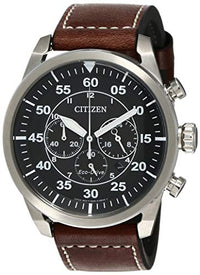 Thumbnail for Citizen Herren Chronograph Quarz Uhr mit Leder Armband CA4210-16E im Sale