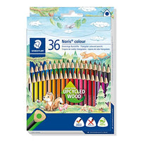 Thumbnail for STAEDTLER Buntstifte Noris colour, ergonomisches Dreikantformat, rutschfeste Soft-Oberfläche, hohe Bruchfestigkeit, Made form Upcycled Wood, 12 Farbstifte im Kartonetui, 187 C12 im Sale