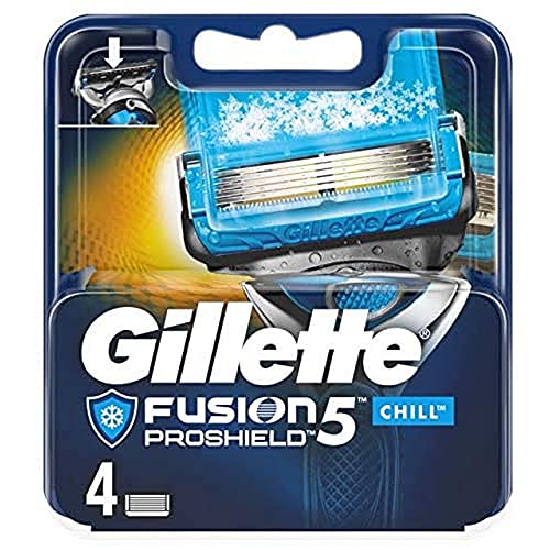 Gillette Fusion ProShield Chill Rasierklingen für Männer 4 Stück im Sale