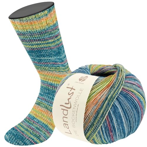LandLust sock yarn 415 - Mottled stripes on sale
