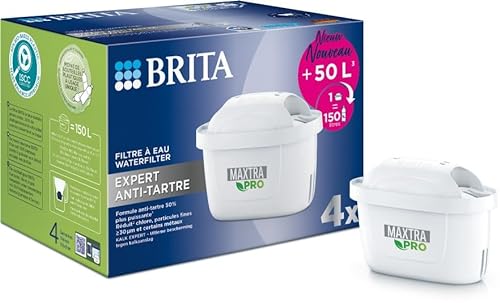 BRITA Maxtra Pro Expert Wasserfilter-Kartusche, 6 Stück – Originalnachfüllung für BRITA Filterkaraffen für Heißgetränke (Schutz vor Kalk & verstärkter Haushaltsgerät) im Sale