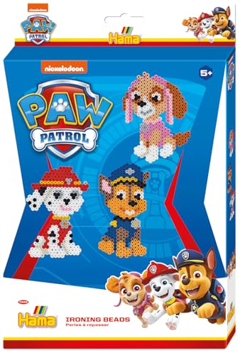 Hama Beads 7966 Paw Patrol Iron-on Beads, small gift set with approx. 2000 midi beads, 5 mm diameter, for children ages 5 and up, on sale