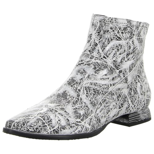 Simen Damen Stiefeletten Silber Gr. 37 im Sale