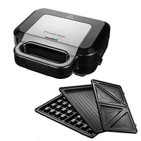 Thumbnail for Russell Hobbs Multifunktionsgerät 3-in-1 [Sandwichmaker, Waffeleisen, Kontaktgrill] Creations (spülmaschinengeeignete, antihaftbeschichtete & extra tiefe Platten, BPA frei) 26810-56 im Sale