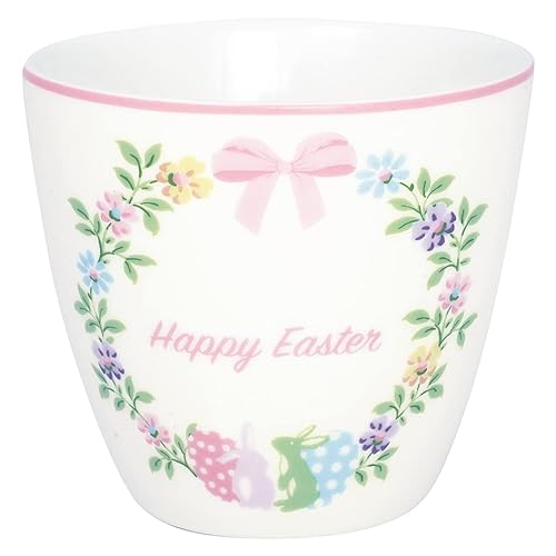 GreenGate Latte Cup Aysel White on sale