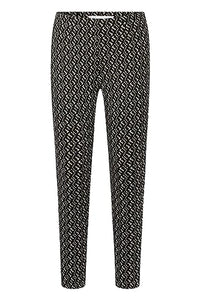 Thumbnail for Raffaello Rossi women's trousers Penny Pencil Jacquard, color: black, on sale