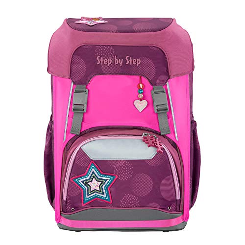 Step by Step Pull-Over für Tornister Giant, neon/pink, Schulranzenüberzug mit fluoreszierenden Signalfarben und Reflektoren, für mehr Sichtbarkeit auf dem Schulweg, einfache Befestigung im Sale
