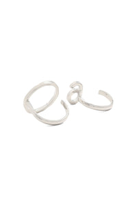 Thumbnail for Maison Margiela 6 Logo Set of 2 Rings im Sale