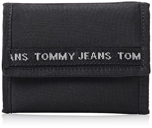 Tommy Jeans TJM Essential Nylon Trifold Geldbörsen, Herren, Schwarz (Black), Os im Sale