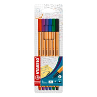 Thumbnail for Fineliner - STABILO point 88 - 6er Pack - mit 6 verschiedenen Farben im Sale