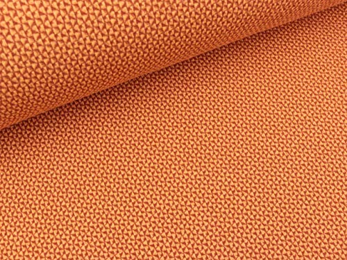 Albstoffe Hamburger Liebe Check Point Mini Check Knit Melone-brucciato im Sale