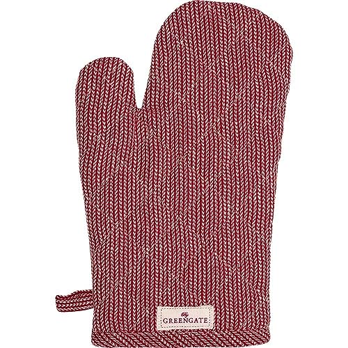 GreenGate oven glove Alicia Red Cotton grill glove BBQ glove