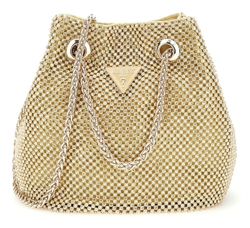 GUESS Zalina Mini Pouch Gold im Sale