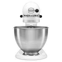 Thumbnail for KitchenAid Classic Series 4.5 Quart Tilt-Head Stand Mixer K45SS, White