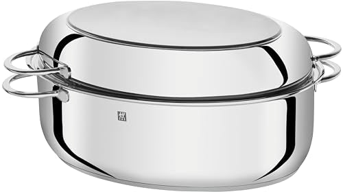 ZWILLING Plus roaster with lid, suitable for induction and ovens, stainless steel, 8.5 liters, silver, centimeters, stainless steel on sale