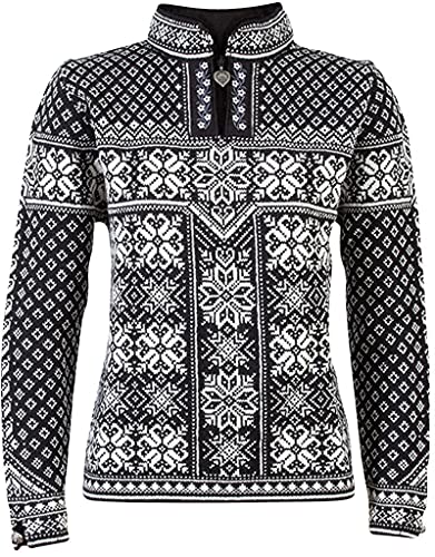 Dale of Norway Damen Women's Peace Sweater Wollpullover Grau im Sale