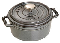 Thumbnail for STAUB Gusseisen Bräter/Cocotte, Rund 12 cm, 0,25 L, Aromaregen Funktion, Für alle Herdarten geeignet, Graphitgrau im Sale