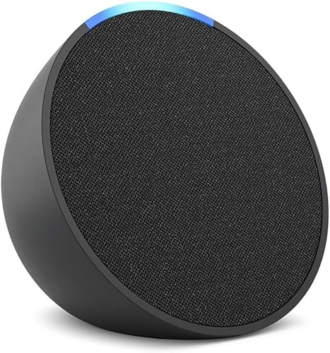 Certified and refurbished Echo Pop | Compact and smart Bluetooth speaker with rich sound and Alexa | Anthracite on sale
