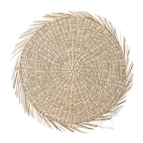 Bloomingville Platzmatte Untersetzer aus Seegras in der Farbe Natur mit einem Durchmesser von 38cm, 82047214 im Sale