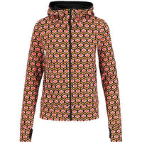 Thumbnail for Blutsgeschwister Women's Scuba Duba Hoodie Jacket, Sporty Flower, on Sale