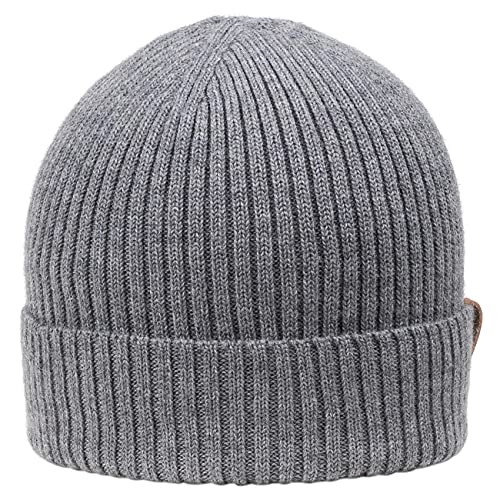GIESSWEIN Beanie Lugauer - Merino Mütze mit Umschlagrand, Damen & Herren Umschlag Cap aus 85% Merinowolle, Unisex Herbst & Winter Strickmütze, one Size im Sale