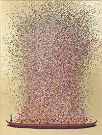 Thumbnail for Kare Design Bild Touched Flower Boat Gold/Pink, Gemälde, Pastellfarben, Asia-Stil, buntes Wandbild, Canvas-Leinwand, Massivholz Rahmen, handgemalte Details mit Acrylfarbe, Abstrakt, 160x120x3,5cm im Sale