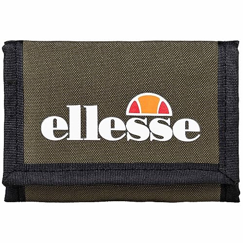 Ellesse Unisex Wallet - Clarino Wallet, Velcro closure, with inner compartments Khaki on sale