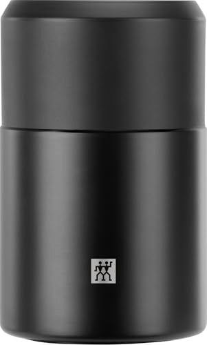 ZWILLING Thermo Becher/Speisebehälter to go, Edelstahl, Doppelwandisolierung, Inklusive Löffel und Schüssel, 700 ml, Höhe: 17 cm, Schwarz im Sale