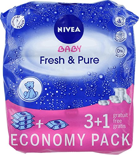 Babywipes pure & fresh 63(4 pack) 4 unités im Sale