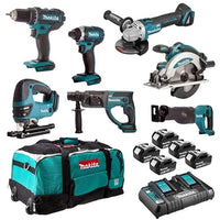 Thumbnail for ENSEMBLE DE 7 MACHINES MAKITA (DDF482 + DTD152 + DGA504 + DSS610 + DHR202 + DJR186 + DJV180) - DLX7013PT1 on sale