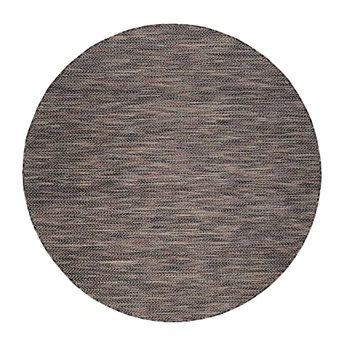 Musterring Teppich Capri Outdoor 906 grün-braun 320 cm rund im Sale